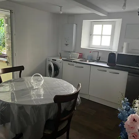 Apartment Amenage Au Sous-sol Avec Coin Jardin Au Centre D
